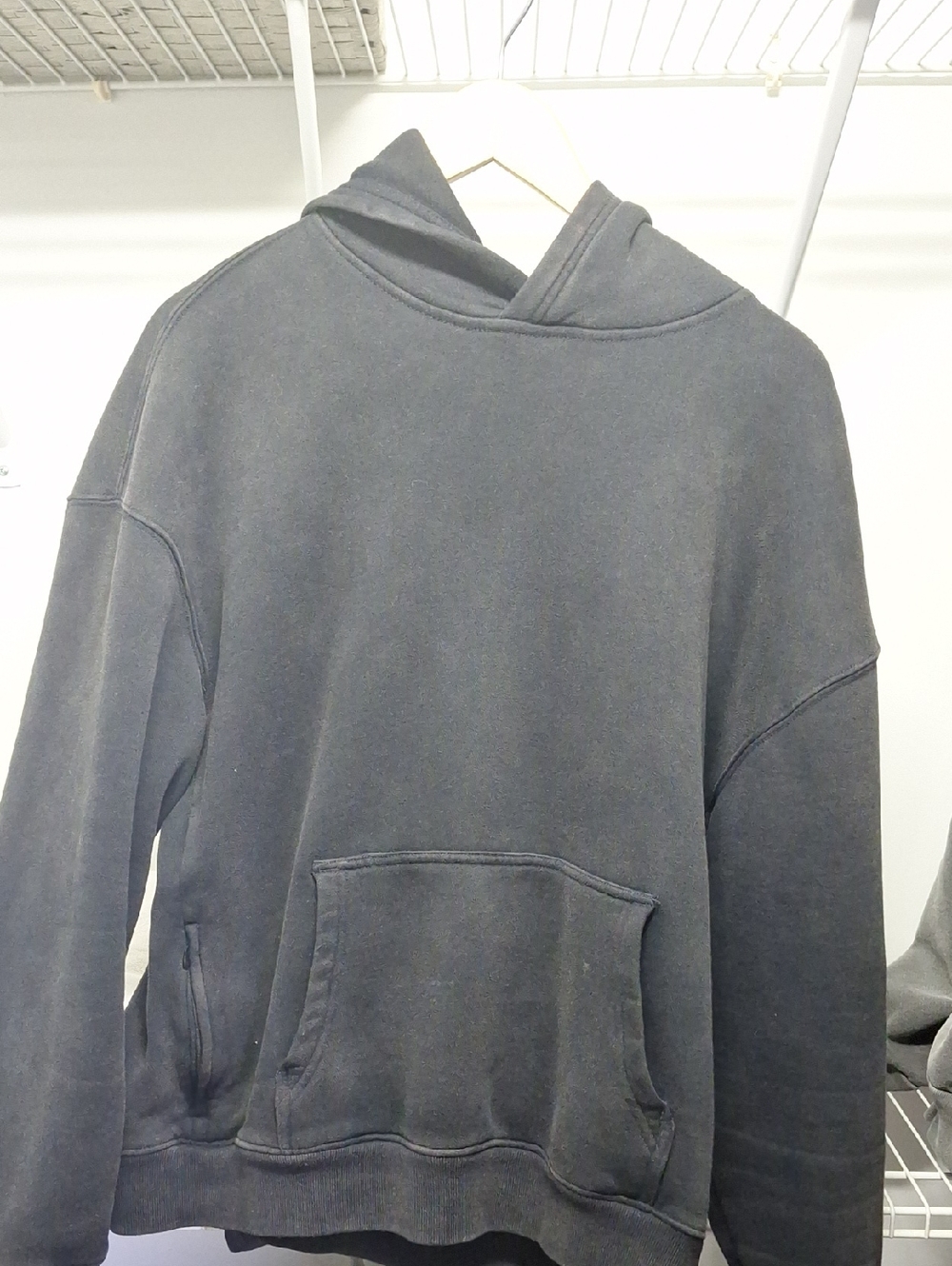 Hollister Boxy Black Hoodie